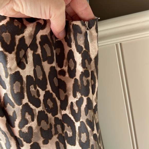 KATE SPADE Brown Leopard Print Dress Size 6 - Picture 7 of 13